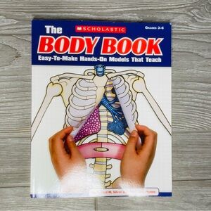 The Body Book Hands-on Model Teaching cut out craft learning home school anatomy